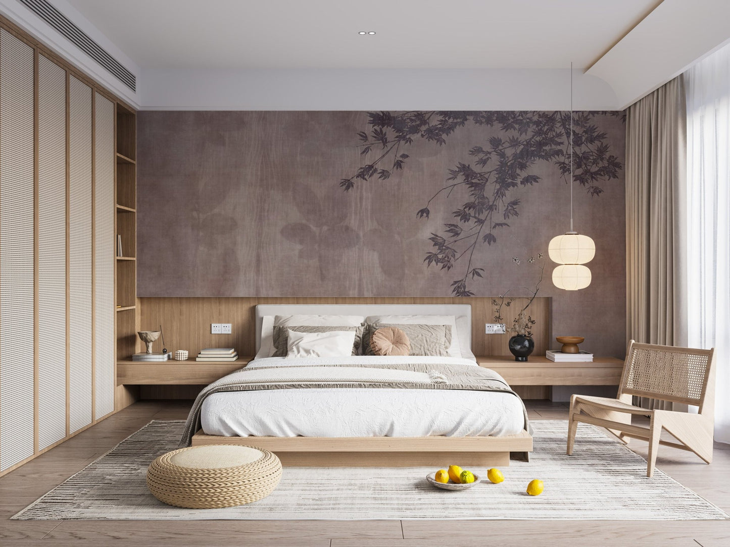 Red Tropical Wallpaper Wall Murals