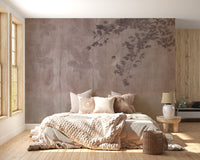 Vibrant red tropical wallpaper for walls
