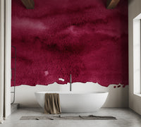 Artistic Maroon Watercolor Background for Walls A740