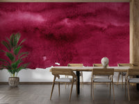 Red Wine Maroon Watercolor Wallpaper Mural - Giffywalls A740
