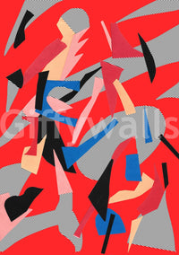 A high-quality minimalist wall mural for walls.