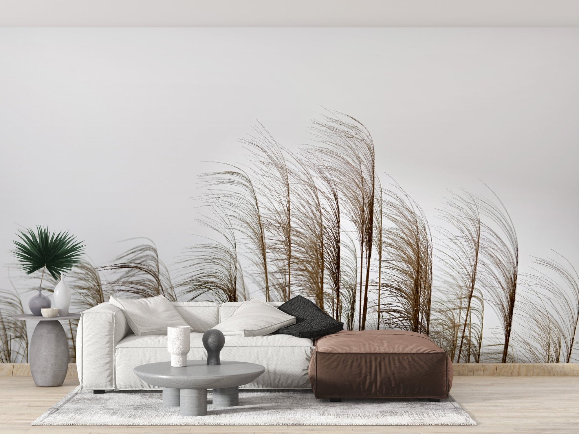 Reeds swaying mural   A917