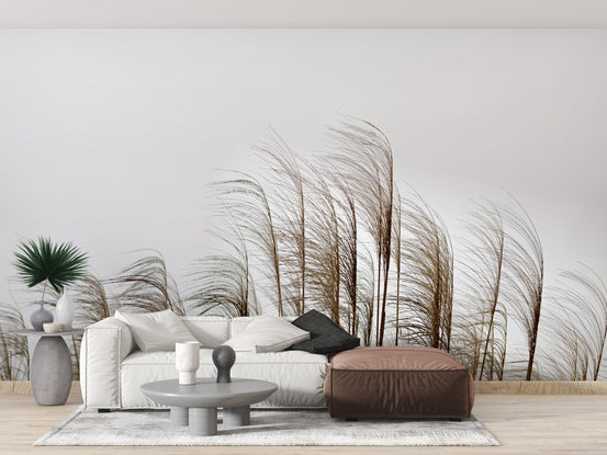 Reeds swaying mural   A917