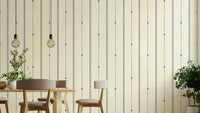 Subtle buttercream-blue stripes wallpaper perfect for minimalist rooms., GD2066