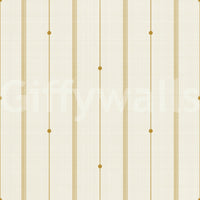 Soft, refined wallpaper with subtle mustard and buttercream stripes.