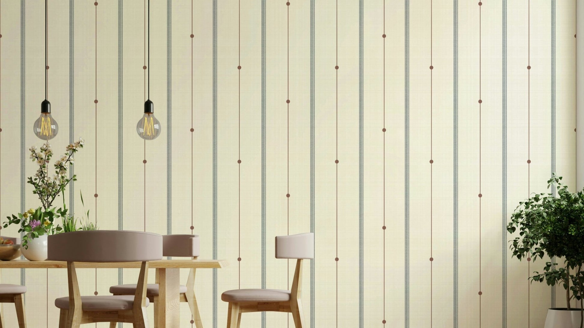 Subtle and sleek minimal stripes wallpaper for walls., GD2068