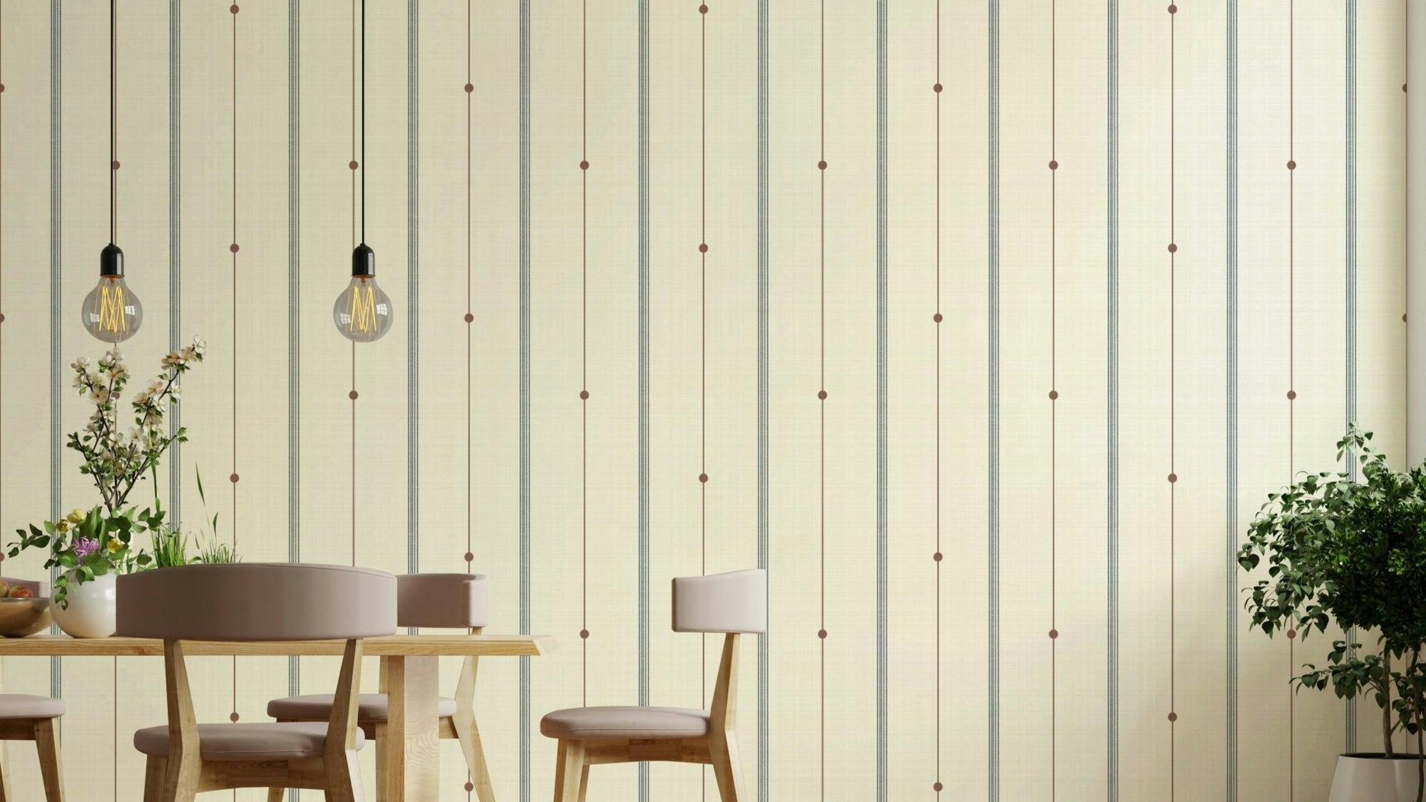Subtle and sleek minimal stripes wallpaper for walls., GD2068