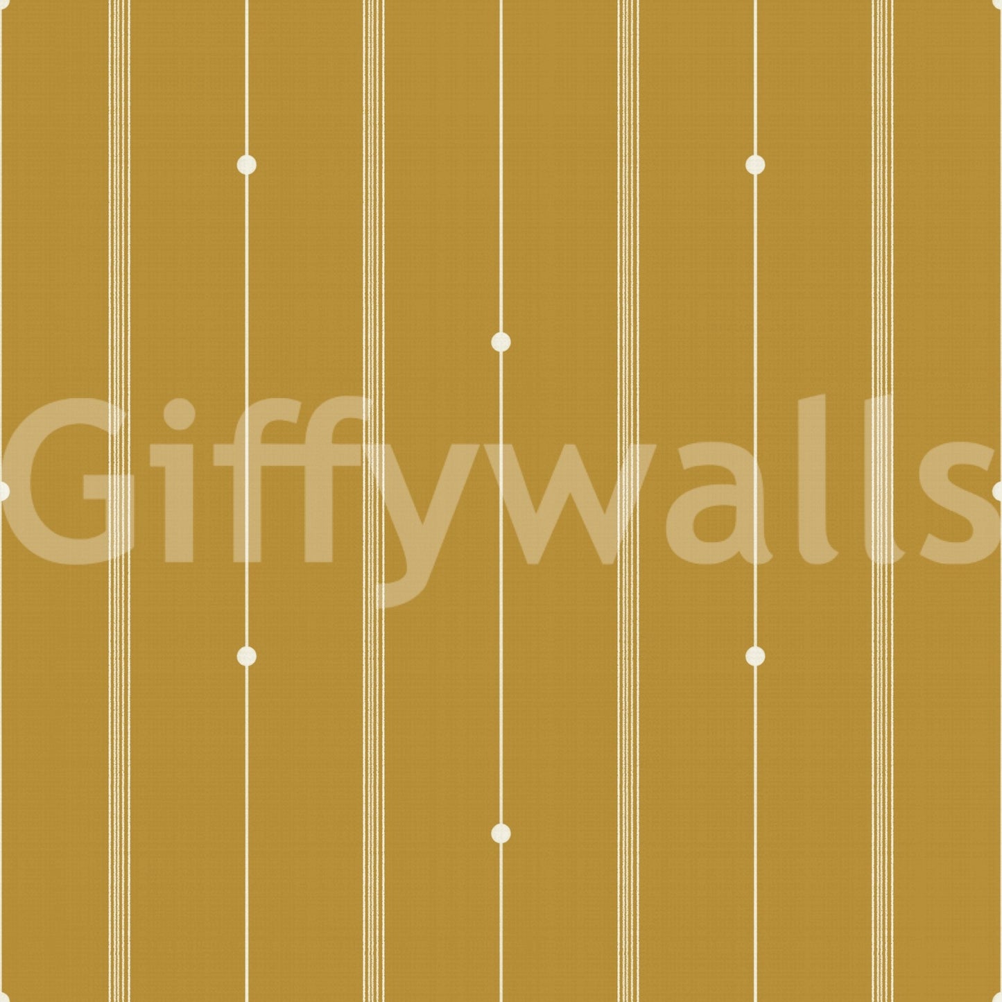 Mustard yellow wallcovering with minimal vertical pattern.

