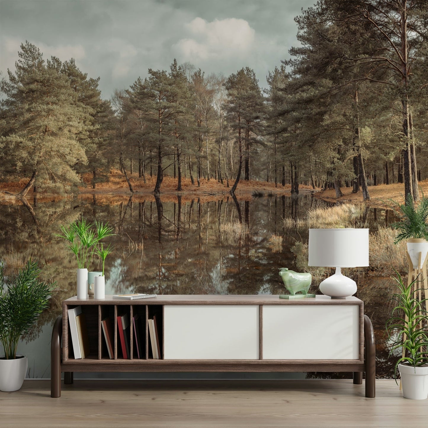 Meditative landscape mural
