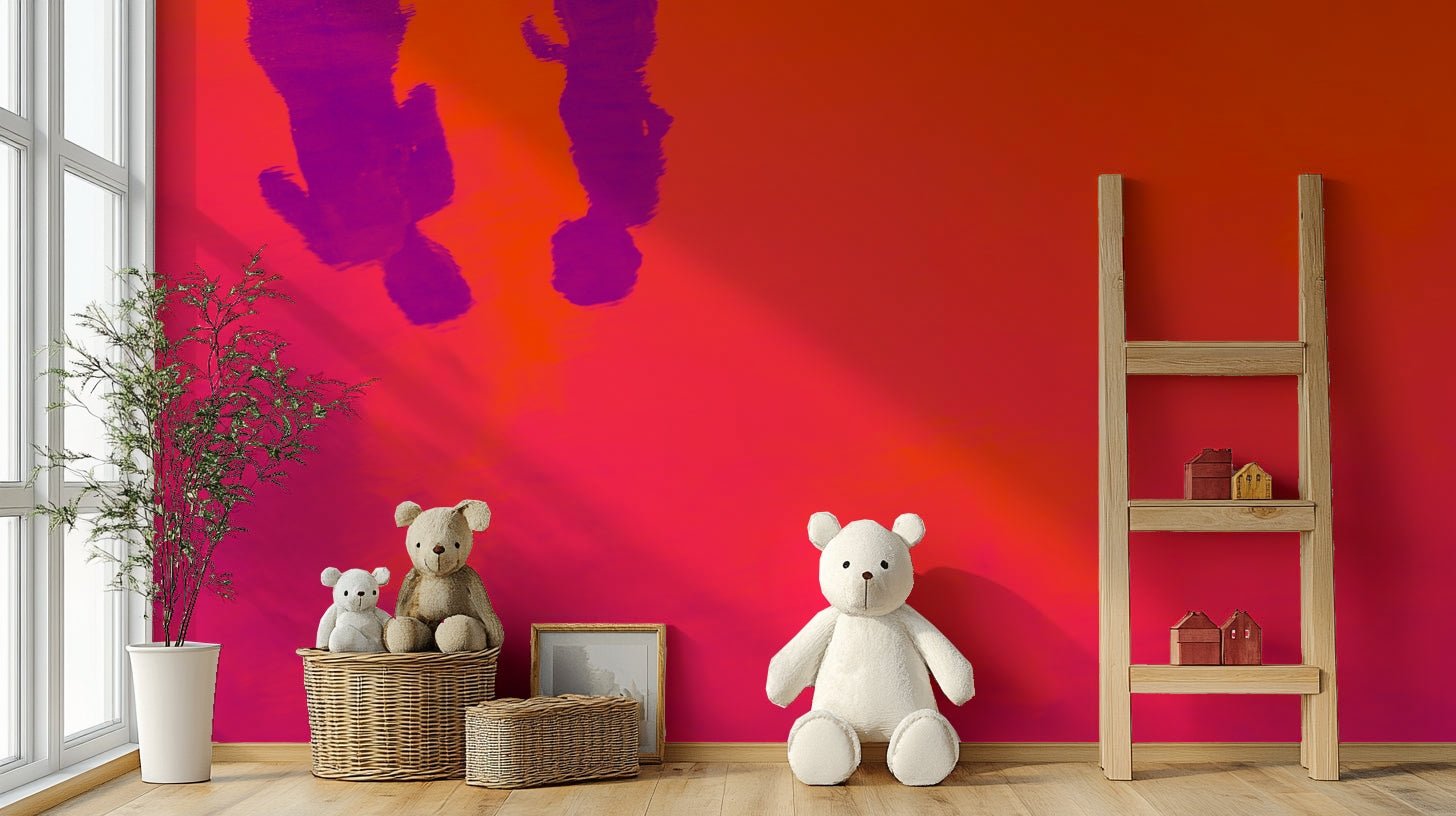 A contemplative light on water wallpaper mural for a feature wall.


