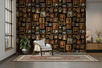 Whimsical and sophisticated animal portraits.

