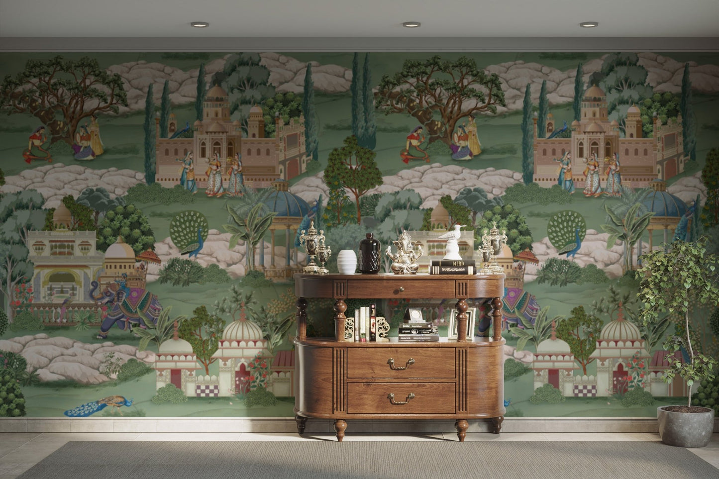 Artistic royal garden wall design

