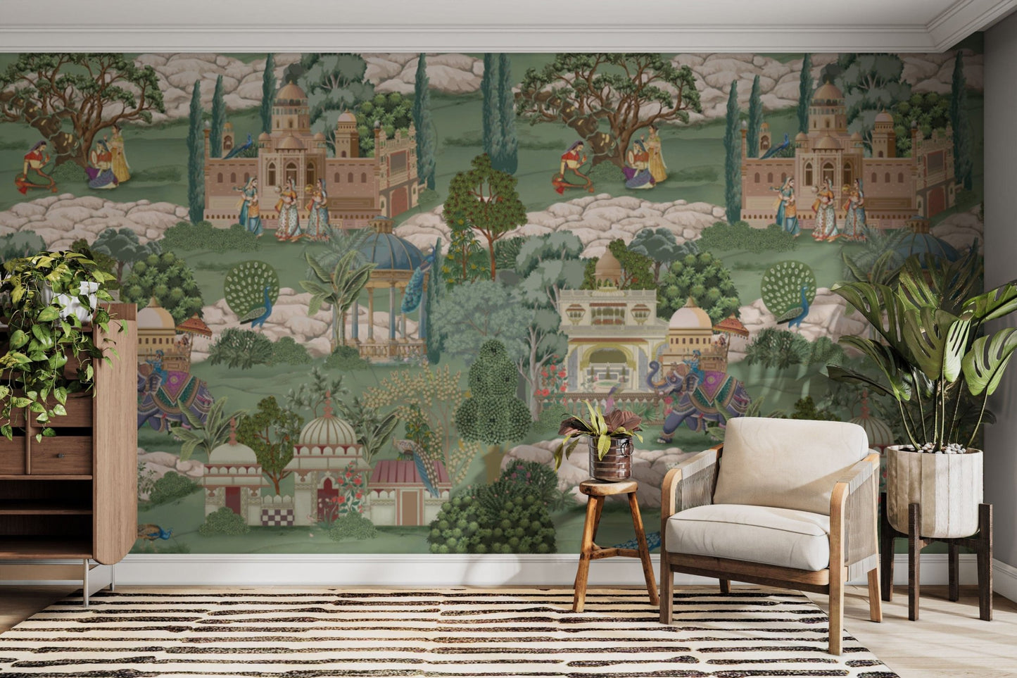 Traditional royal parade wall mural


