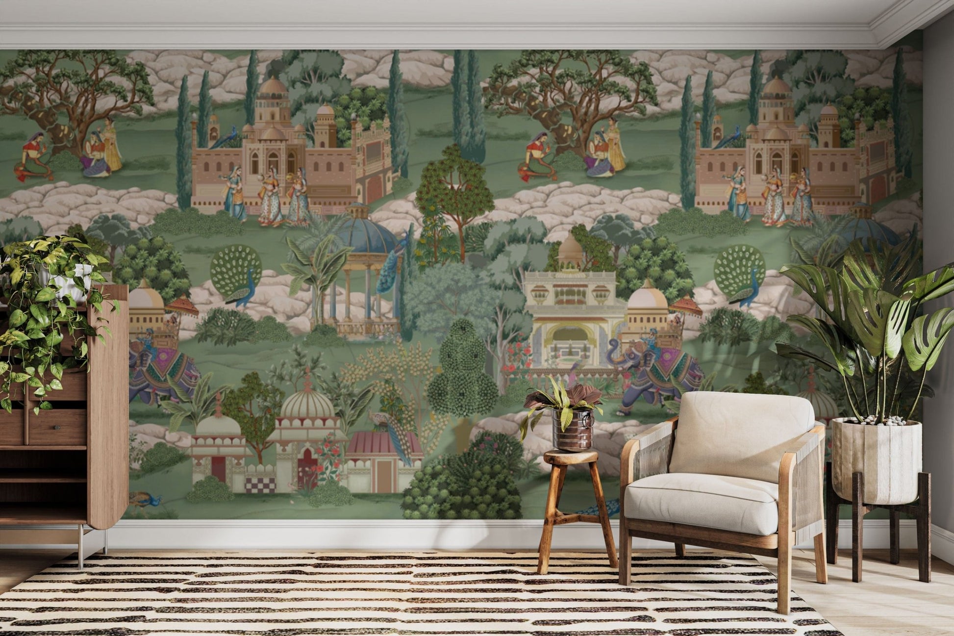 Traditional royal parade wall mural

