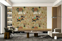 Regal Indian Procession Wall Mural