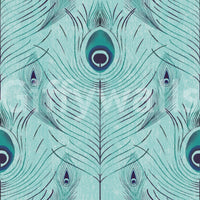 Luxurious wallpaper with peacock feather style, GD2603