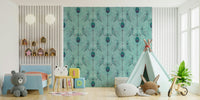 Elegant peacock design on wall covering, GD2603
