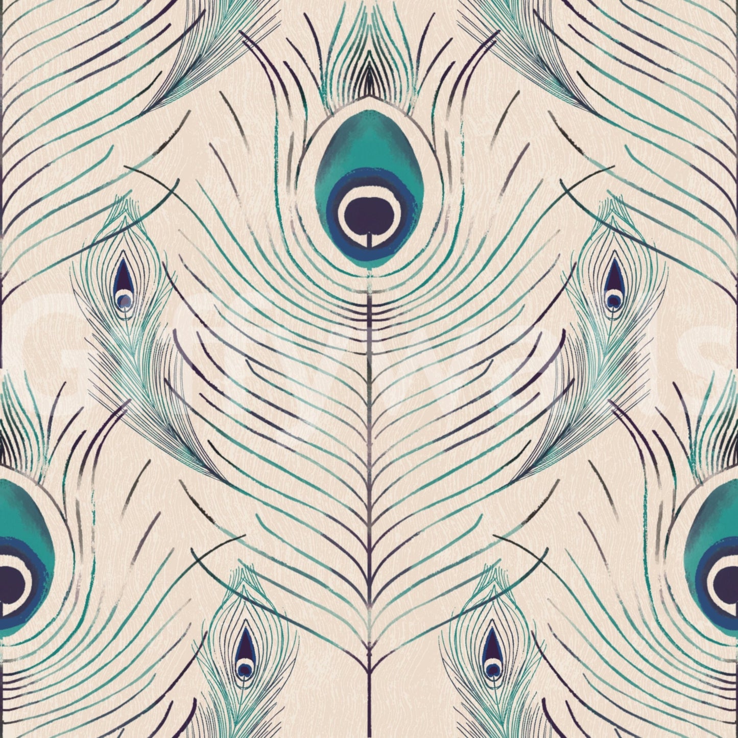 Timeless wallpaper with a soft decorative touch

