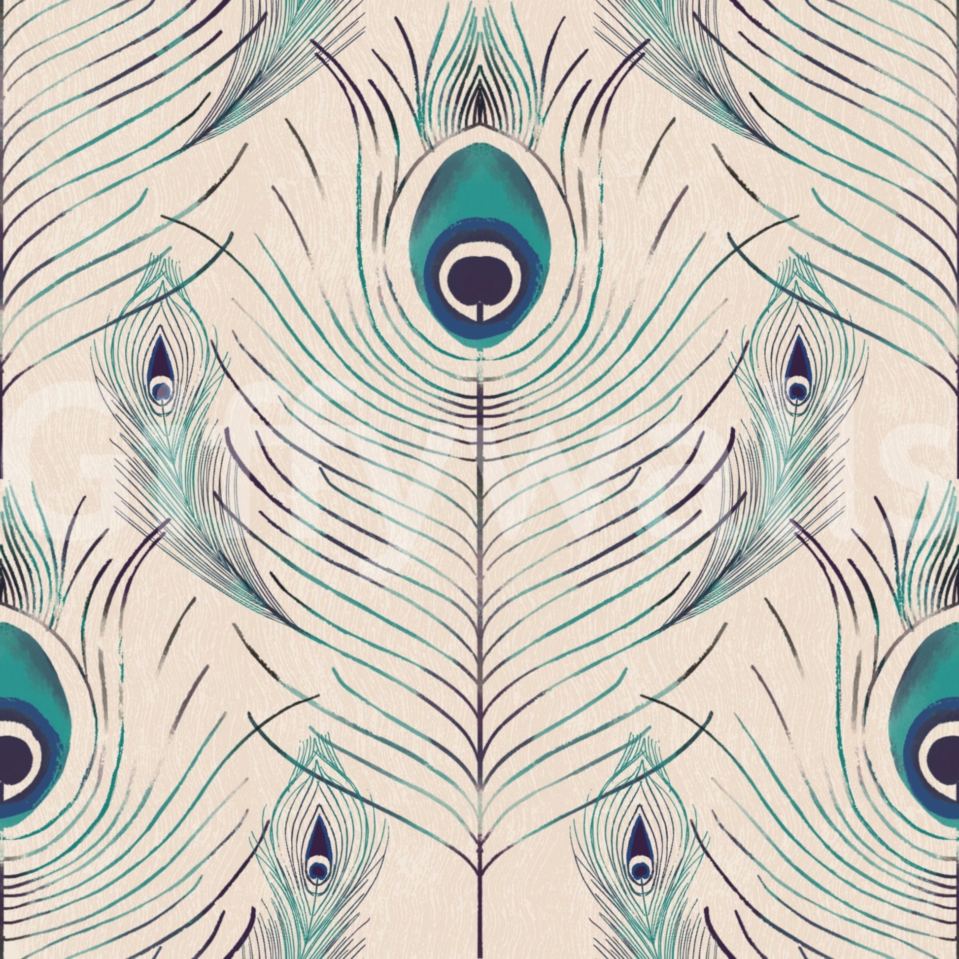 Timeless wallpaper with a soft decorative touch

