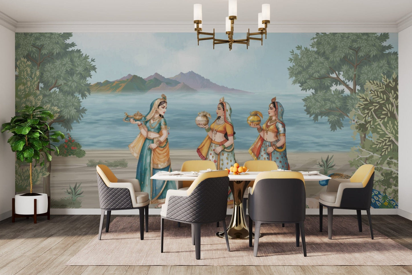 Regal Women Rajputi Wallpaper