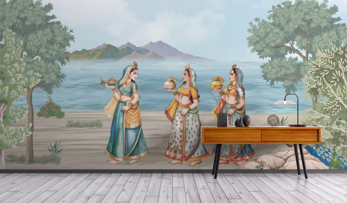 Regal Women Rajputi Wallpaper