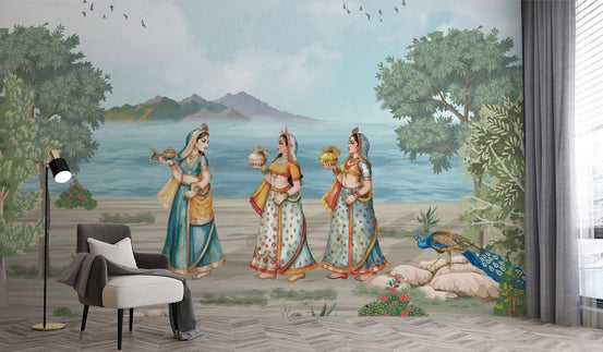 Regal Women Rajputi Wallpaper D200