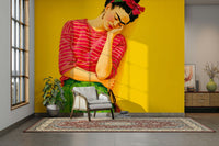 Restful Reverie mural creating serene ambiance, GD2128