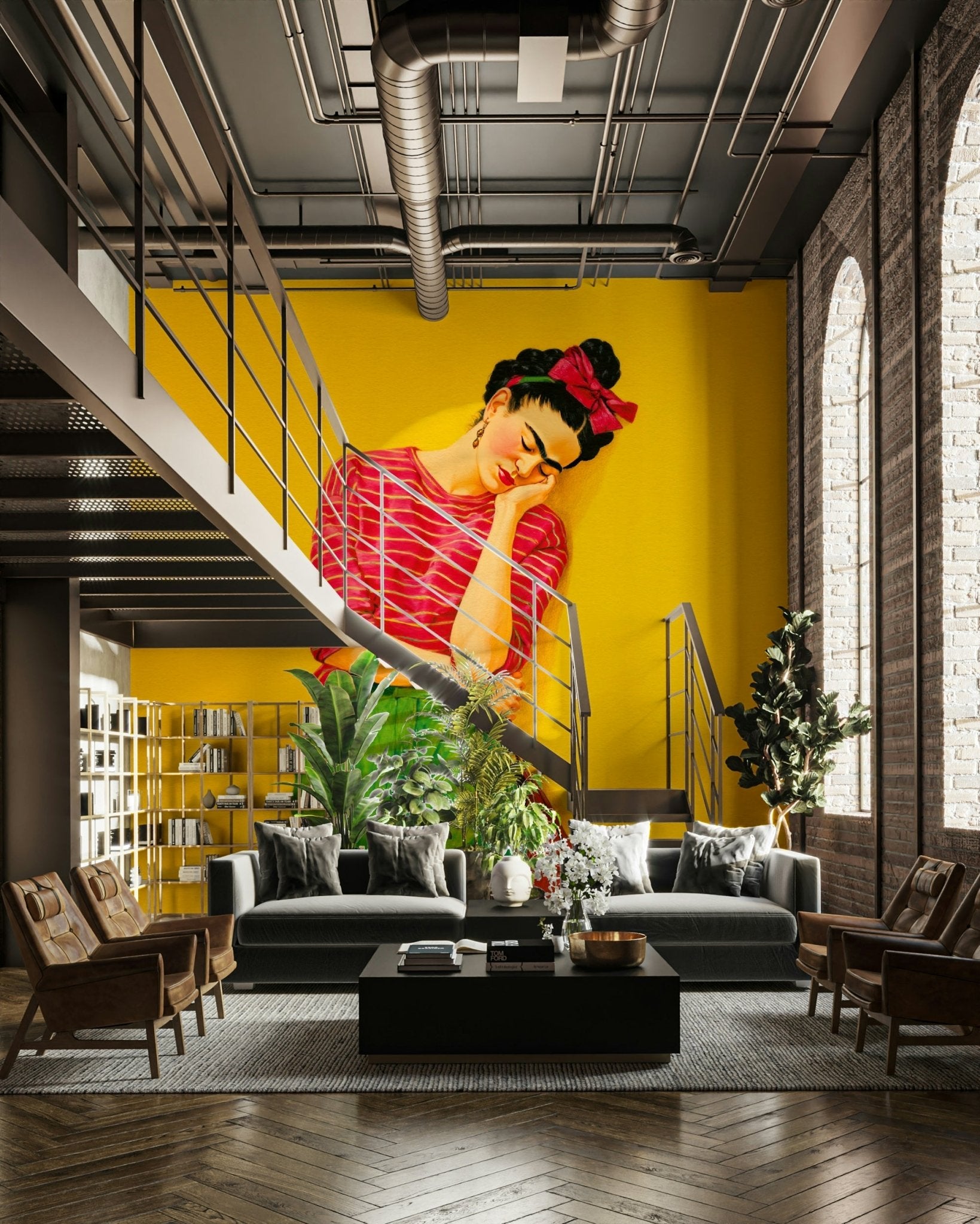 Modern mural inspired by softness and inner peace, GD2128