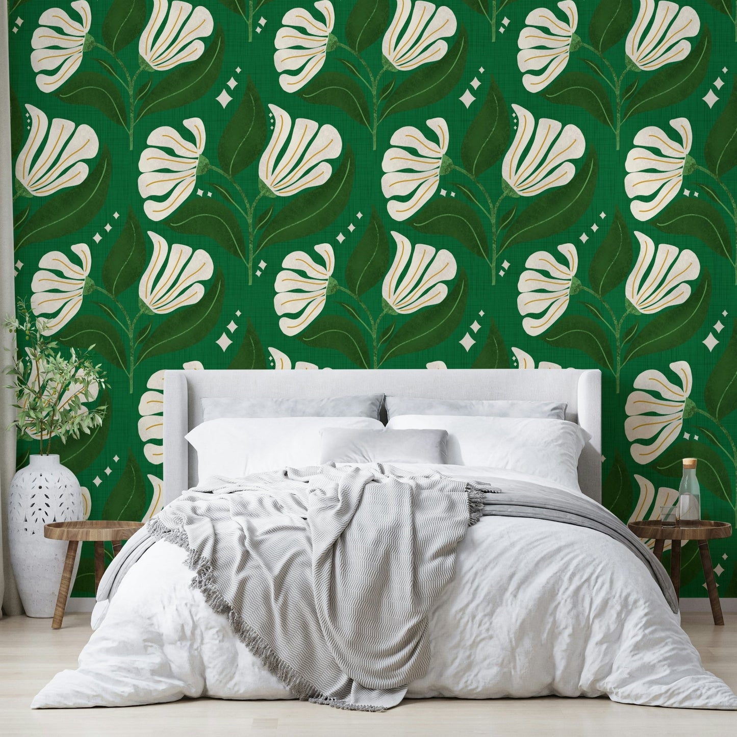 Suitable for a retro-themed, bohemian, or eclectic interior.
