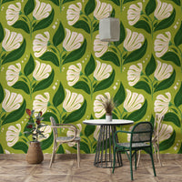 Captures the essence of the groovy, floral-powered 70s.

