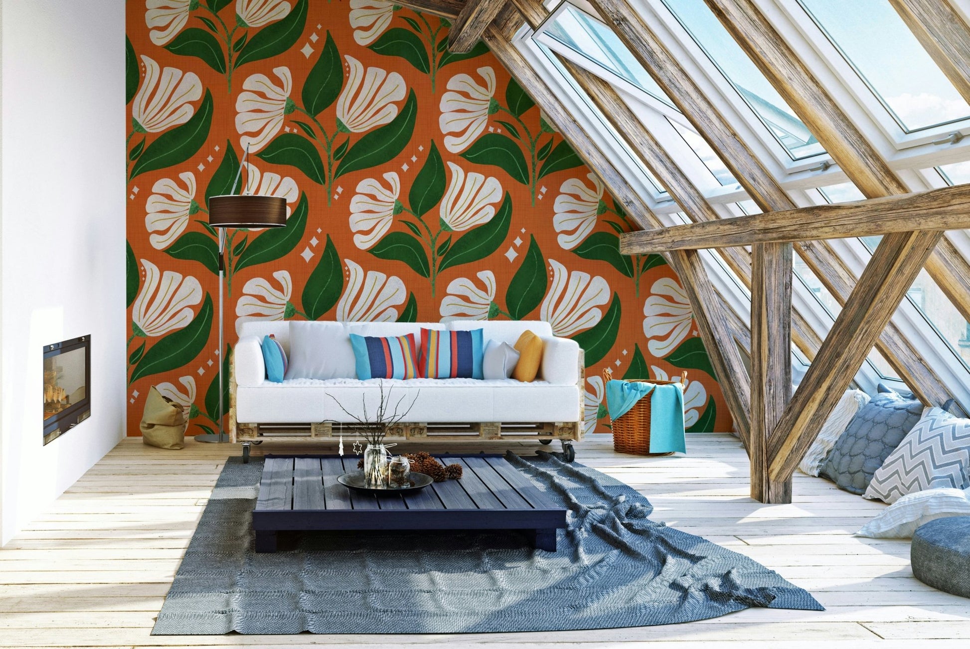 It gives a feeling of fun and creative artistry.
