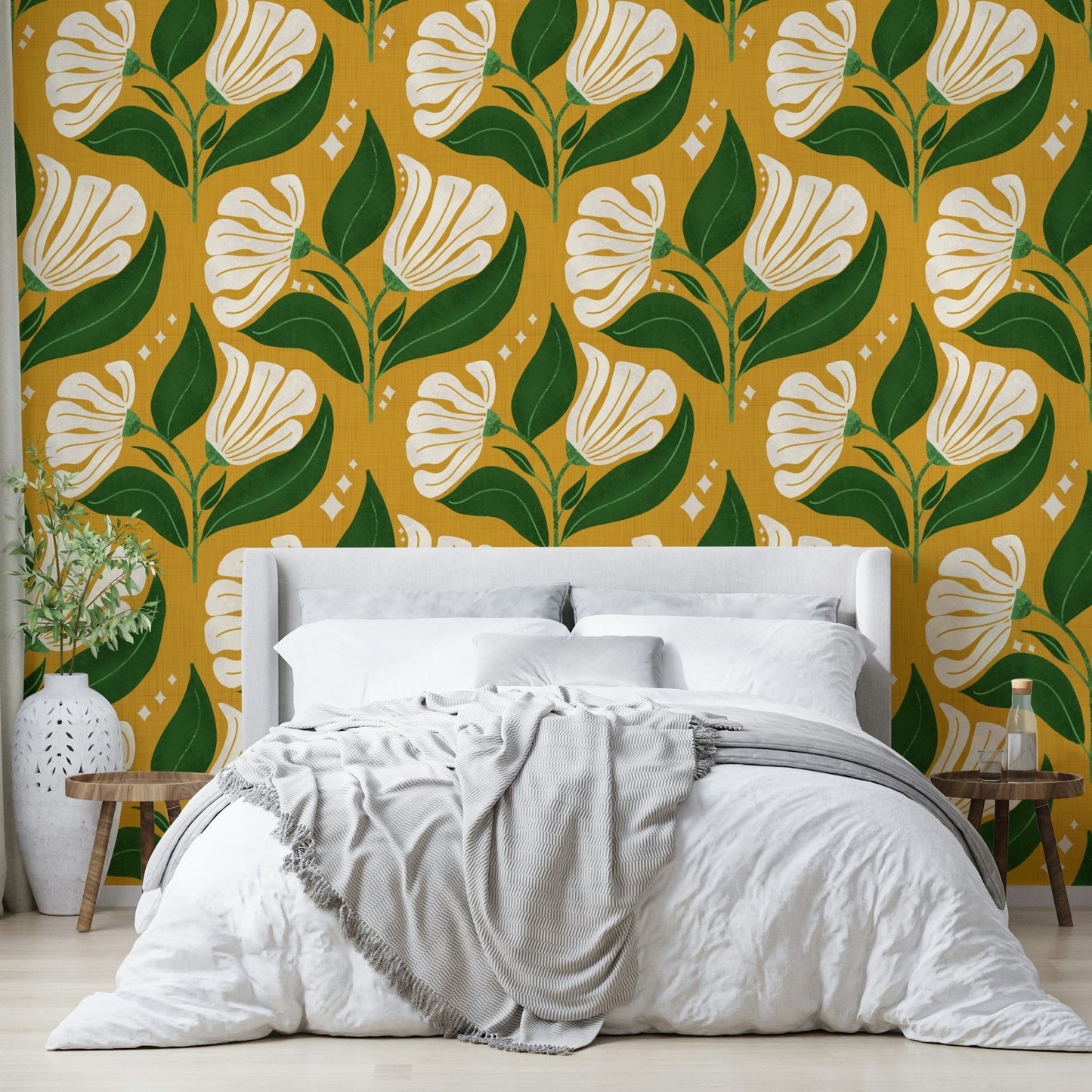 The texture appears smooth and graphic, like a vintage print.
