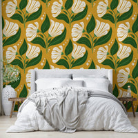 The texture appears smooth and graphic, like a vintage print.
