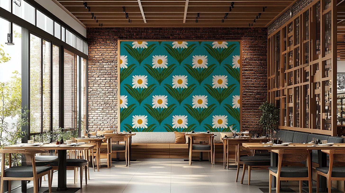 Features stylized daisy floral motifs. GD3248
