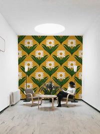 A vibrant and nostalgic wallpaper pattern. GD3250
