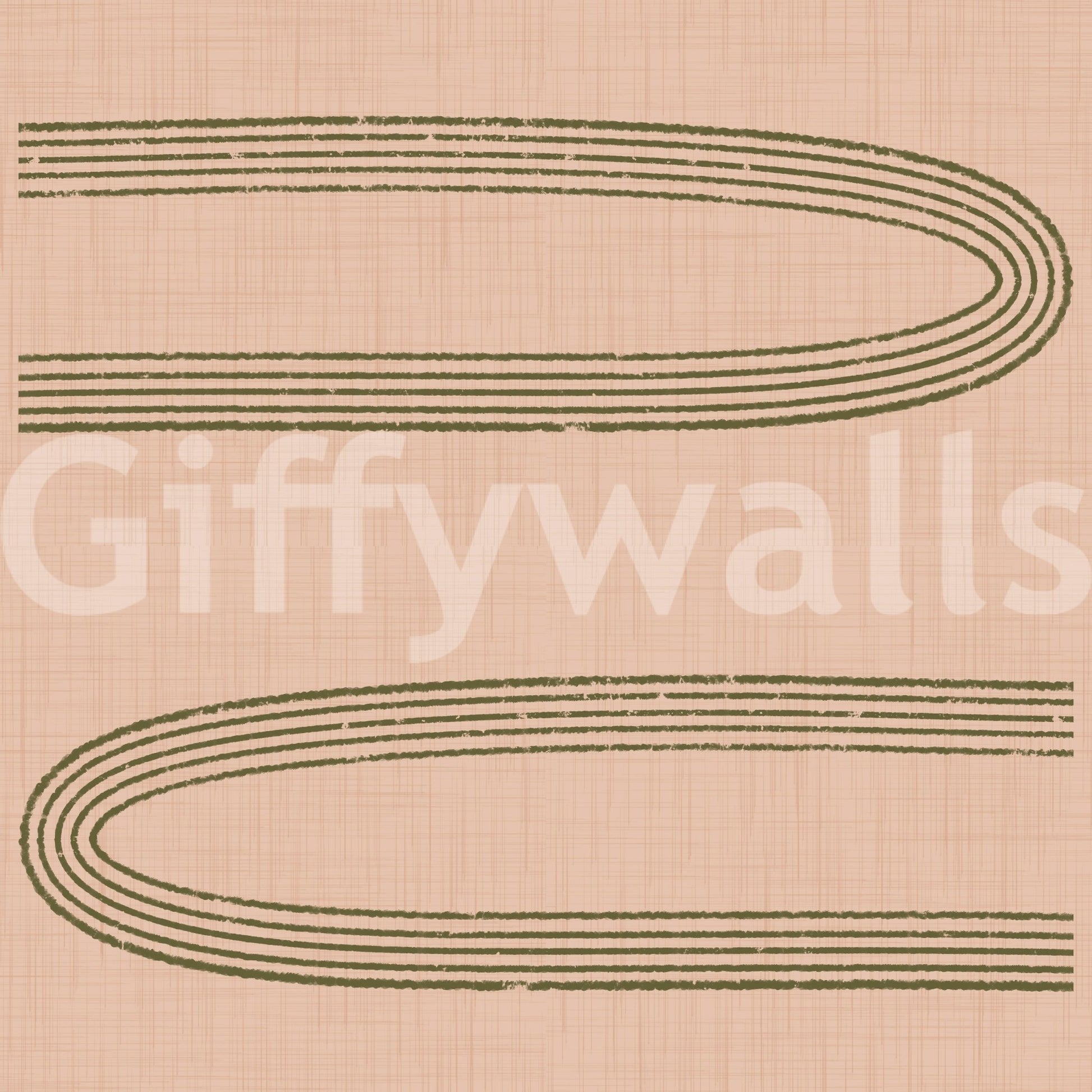 A high-quality serene geometric wall mural for walls.