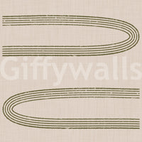 A high-quality minimalist arc wall mural for walls.
