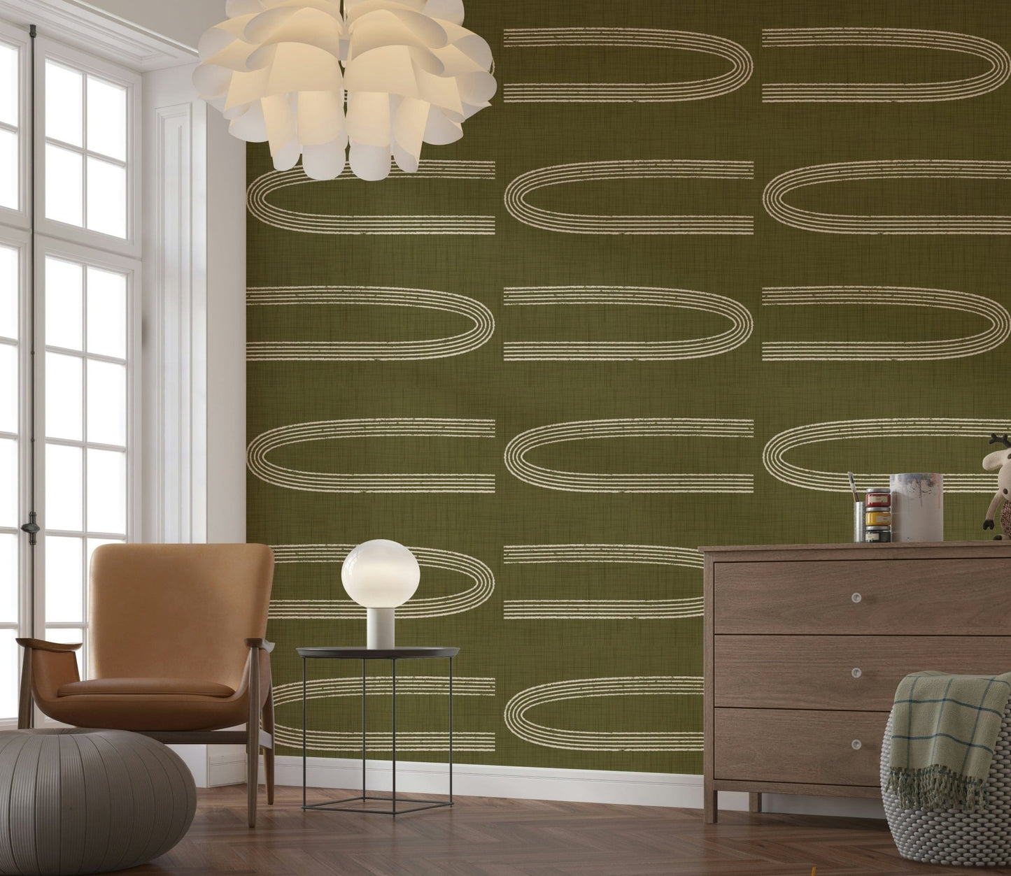A classic abstract design wallpaper for walls.
