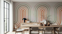 Wallpaper mural Archway design peel and stick arches wave.