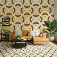 Classic arch motif mural
