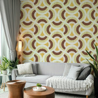Sophisticated retro wallcovering
