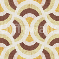 Curved arch design mural
