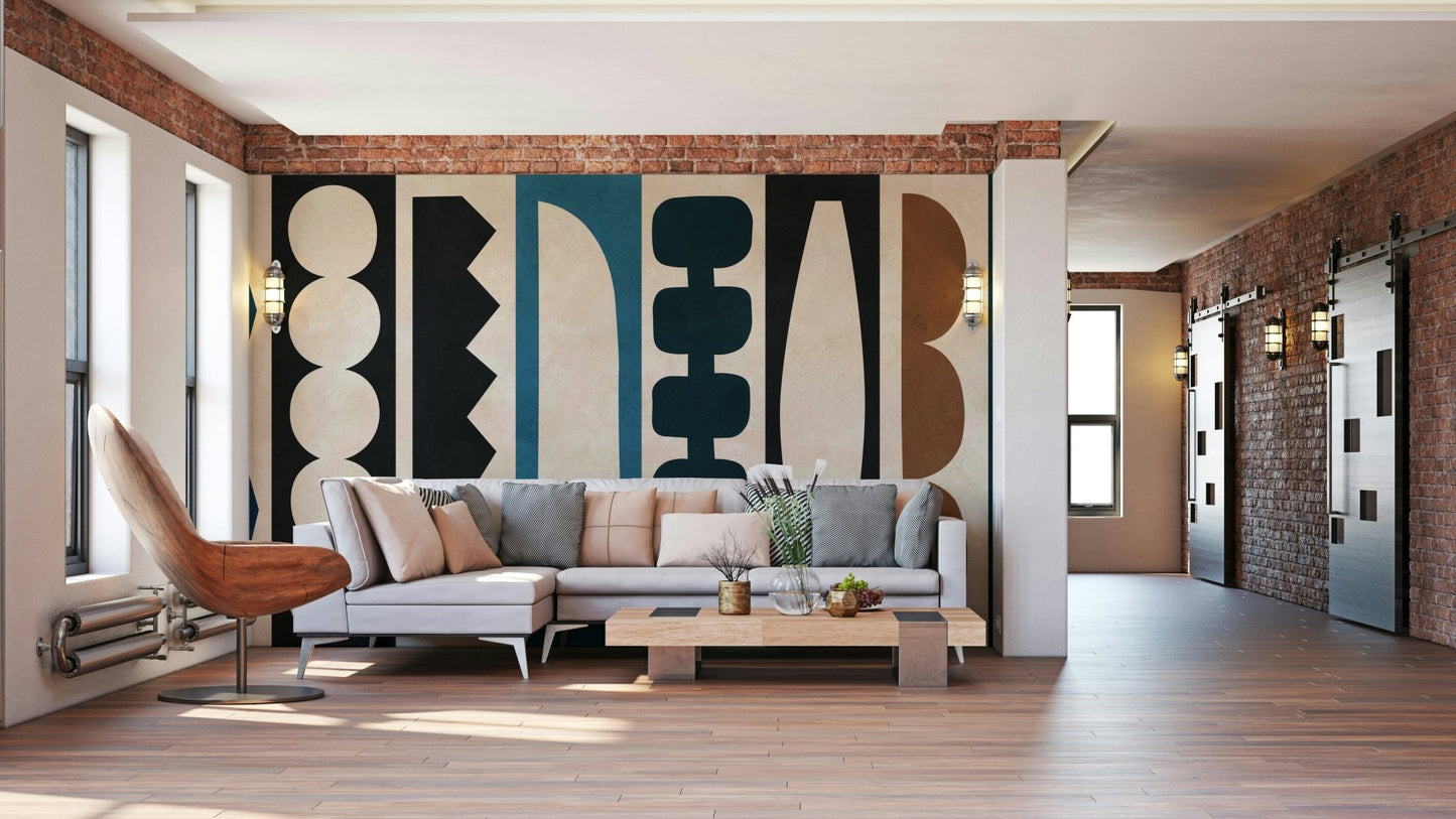 It's installed in a modern living space.

