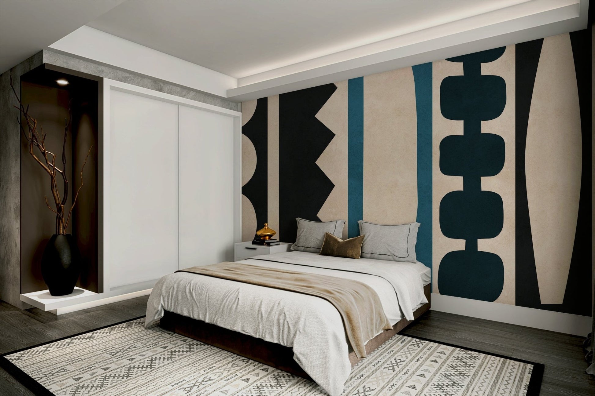 The design is inspired by 80s and 90s art.


