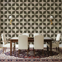 Decorative Retro Bloom Echo wallpaper for walls vintage inspired pattern