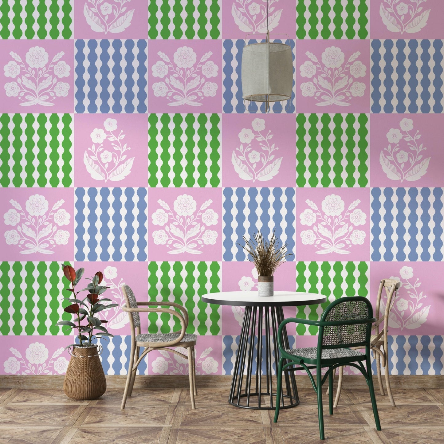 Inviting warmth and joyful charm.

