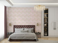 Vintage floral wallpaper in bold retro colors GD836

