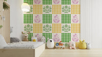 Soft oranges, warm browns, creams, greens, inviting blues. GD3090

