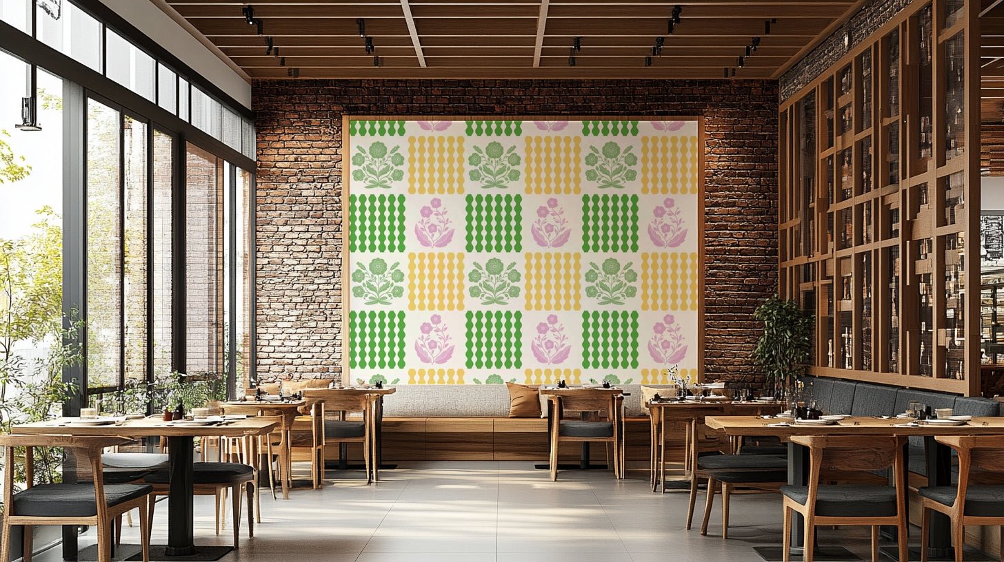 Captivating arrangement of stylized floral patterns. GD3090

