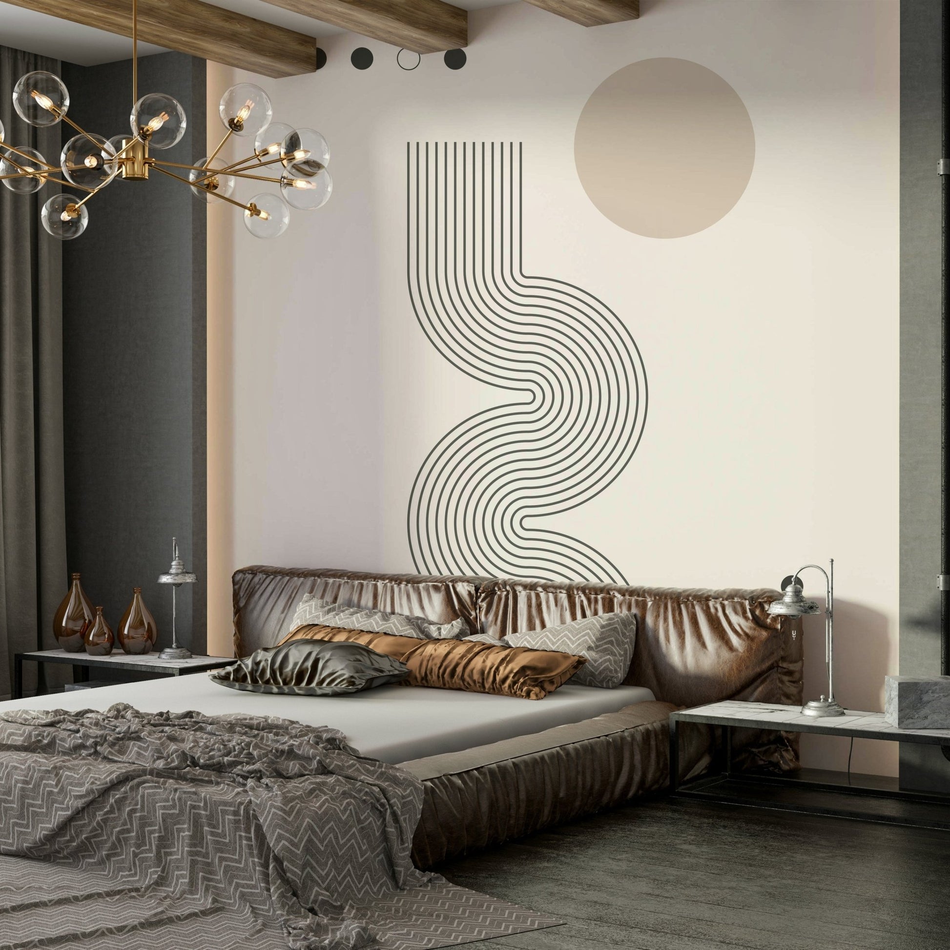 Durable and easy to install wallpaper mural

